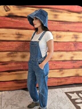 Upcycled Denim Patch "Flop Hat" M-XL Handmade Dont Throw It Out A